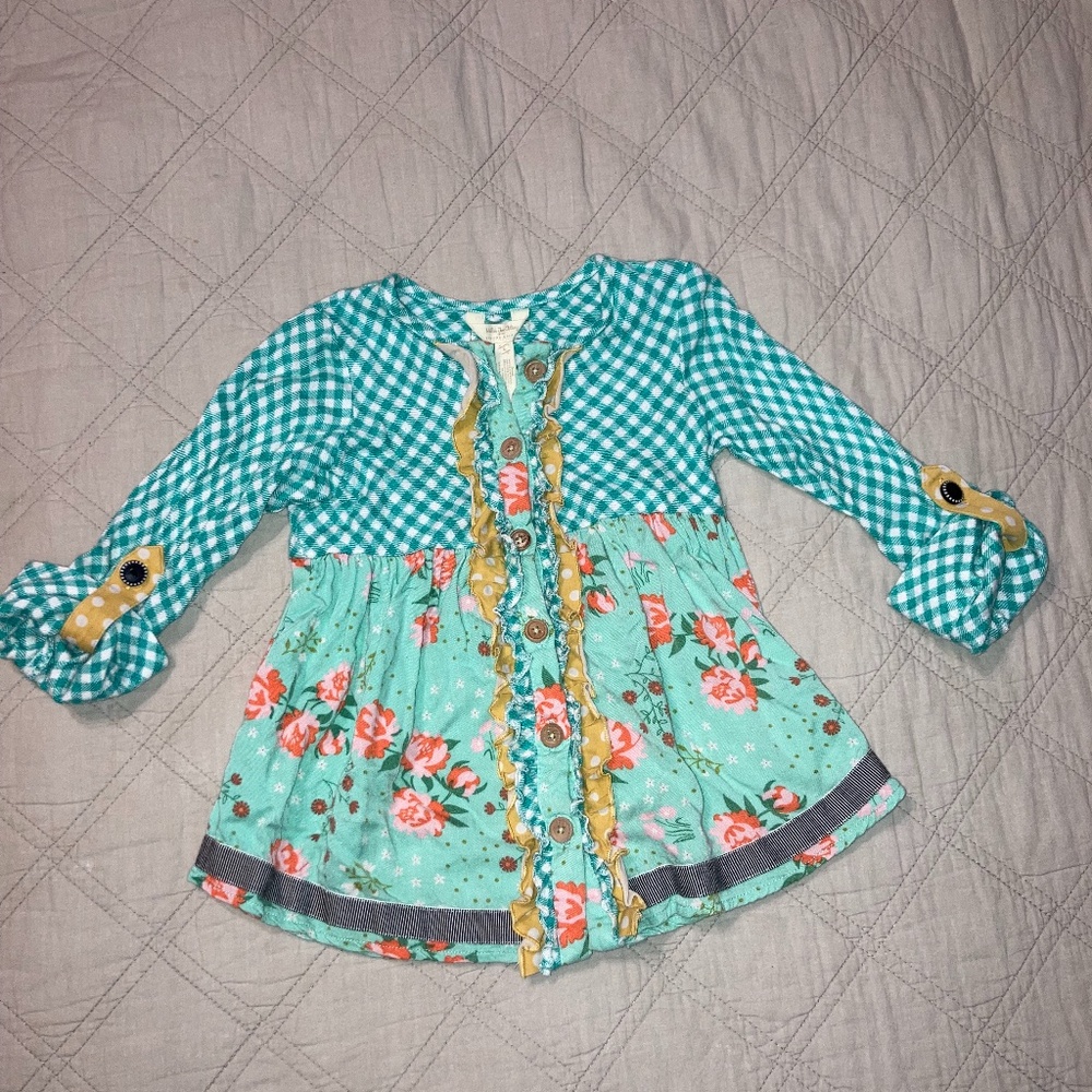 Matilda Jane Button Up Top Sz 6